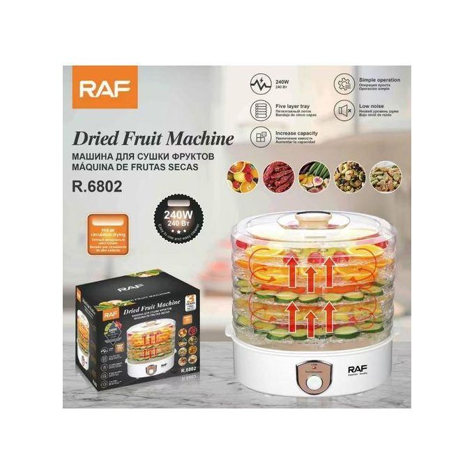 RAF 5 Layer Food Dehydrator - 240W