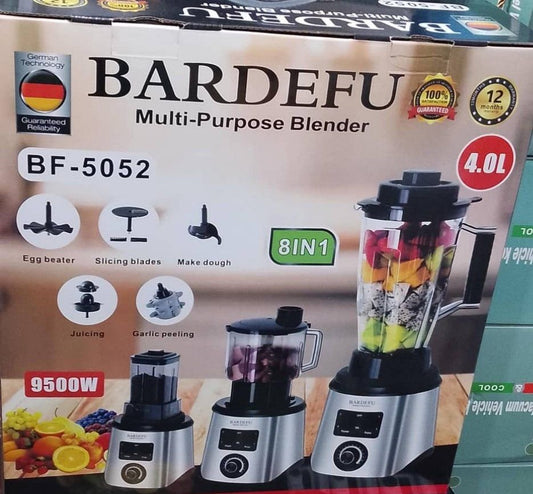 Bardefu 8 In 1 Heavy Duty Blender - 4L - 9500W