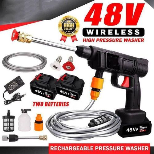 Cordless Pressure Car Washer with 2 Battery