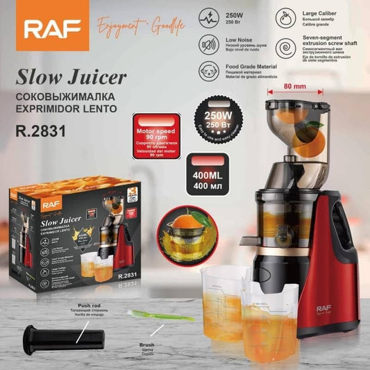 RAF 150W Cold Press Slow Juicer And Juice Extractor