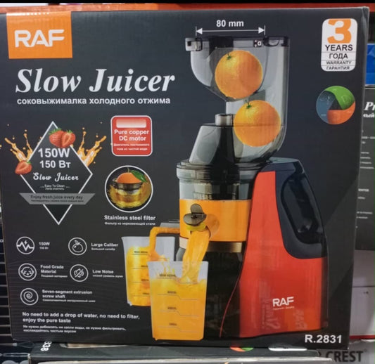 RAF Multifunction Slow Juicer - 150Watts