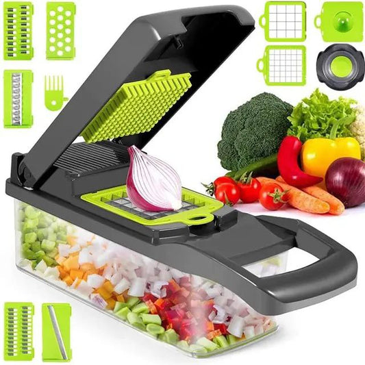 16 in 1 Vegetable Chopper/Cutter Multifunctional Vegetable chopper Dicer Slicer Grater